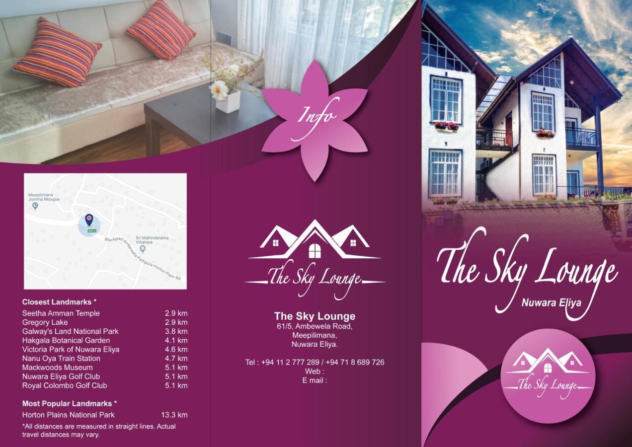 Sky Lounge Hotel Nuwara Eliya Eksteriør billede
